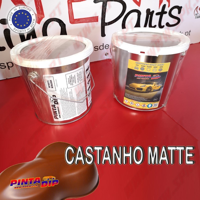 Lata de 4 Lts. Pinta Dip - Castanho Matte