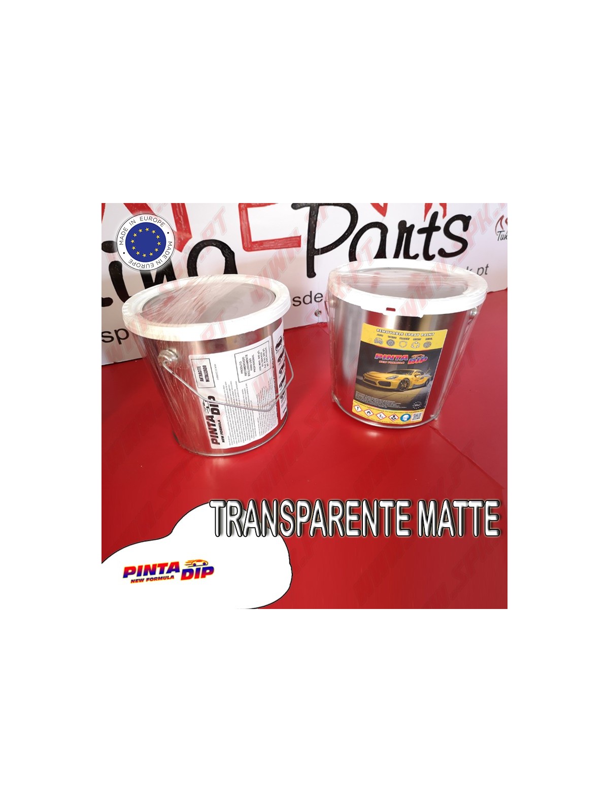 Lata de 4 Lts. Pinta Dip - Transparente Matte Lata de 4 Lts. Pinta Dip - Transparente Matte