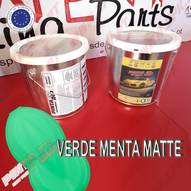 Lata de 4 Lts. Pinta Dip - Verde Menta Matte Lata de 4 Lts. Pinta Dip - Verde Menta Matte
