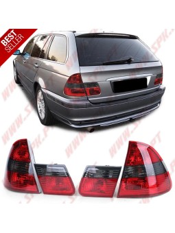 Farolins Look Cristal Red+Smoke - BMW E46 Touring (1998-2005)