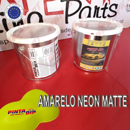 Lata de 4 Lts. Pinta Dip - Amarelo Neon Matte
