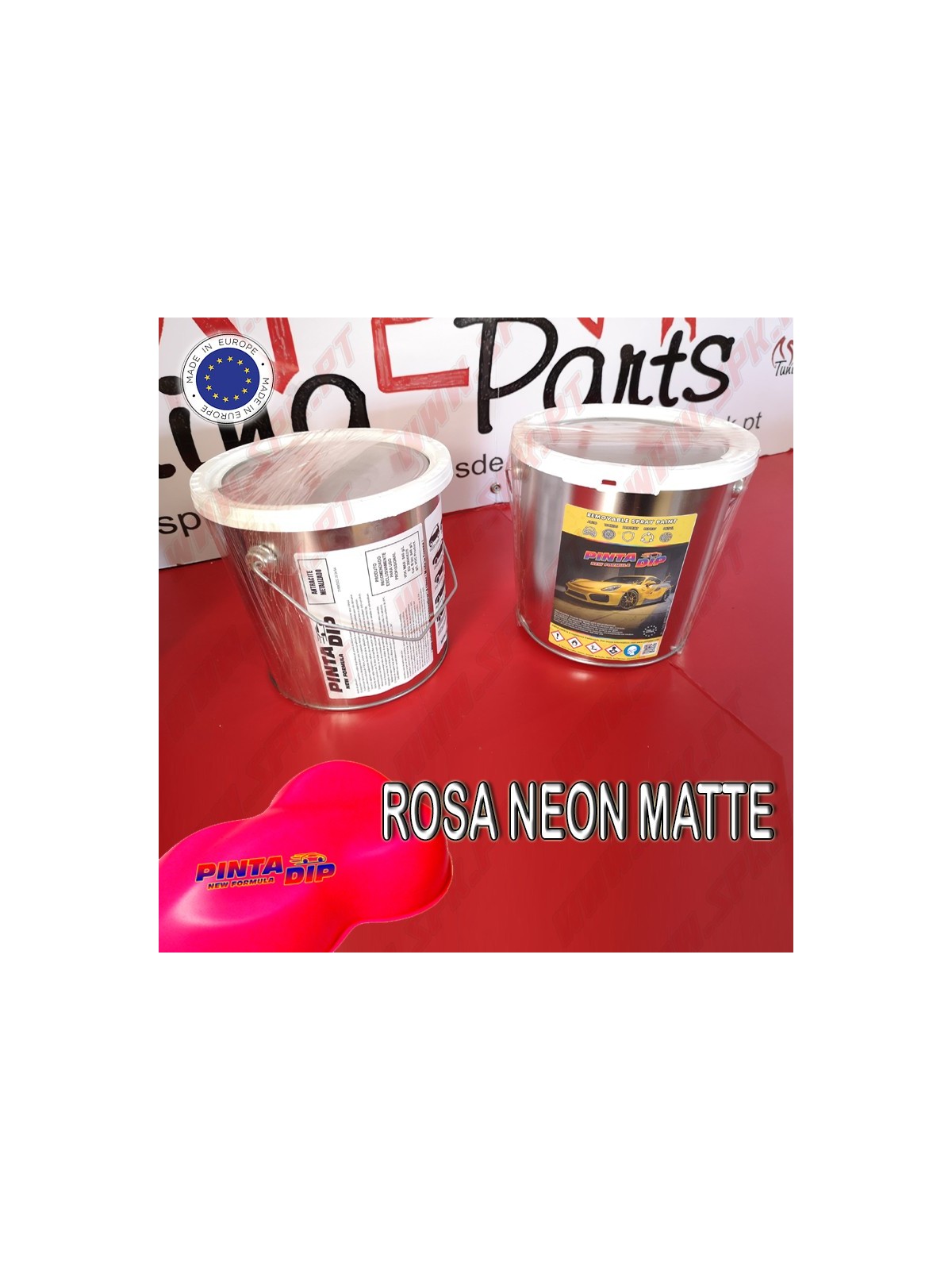 Lata de 4 Lts. Pinta Dip - Rosa Neon Matte Lata de 4 Lts. Pinta Dip - Rosa Neon Matte