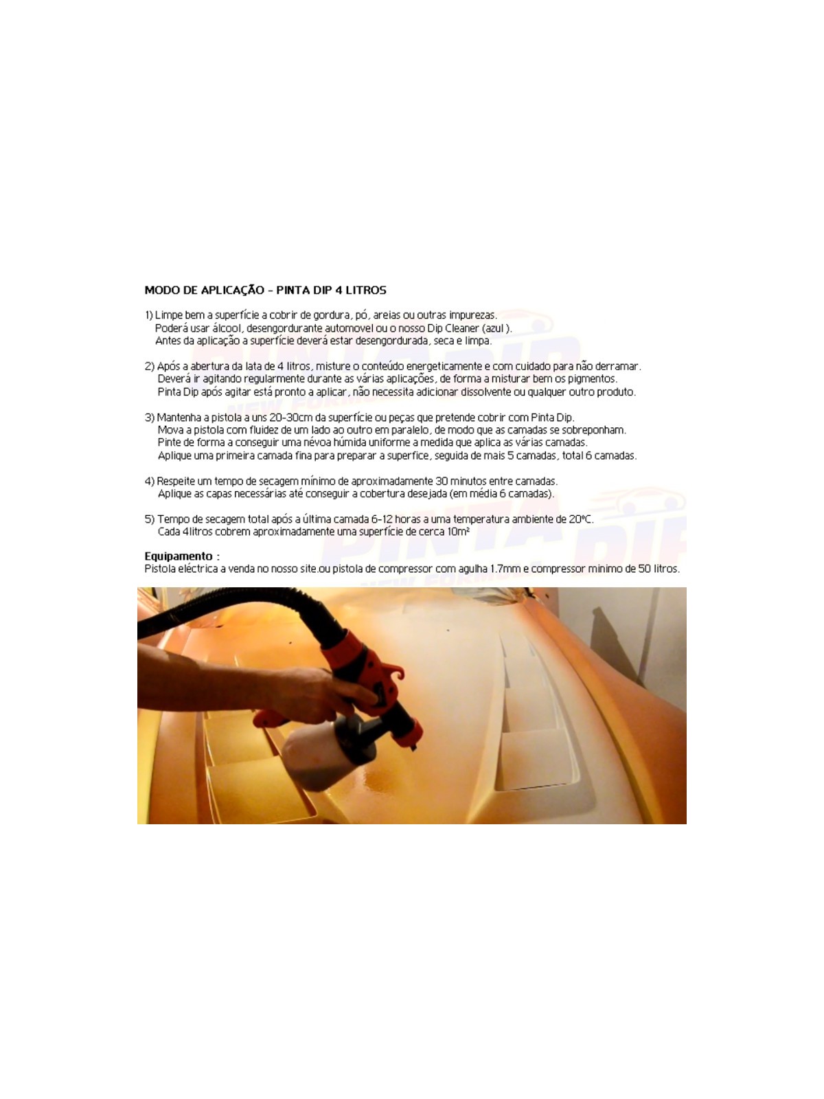 Lata de 4 Lts. Pinta Dip - Verde Neon Matte Lata de 4 Lts. Pinta Dip - Verde Neon Matte