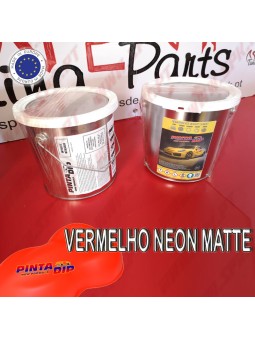 Lata de 4 Lts. Pinta Dip - Vermelho Neon Matte