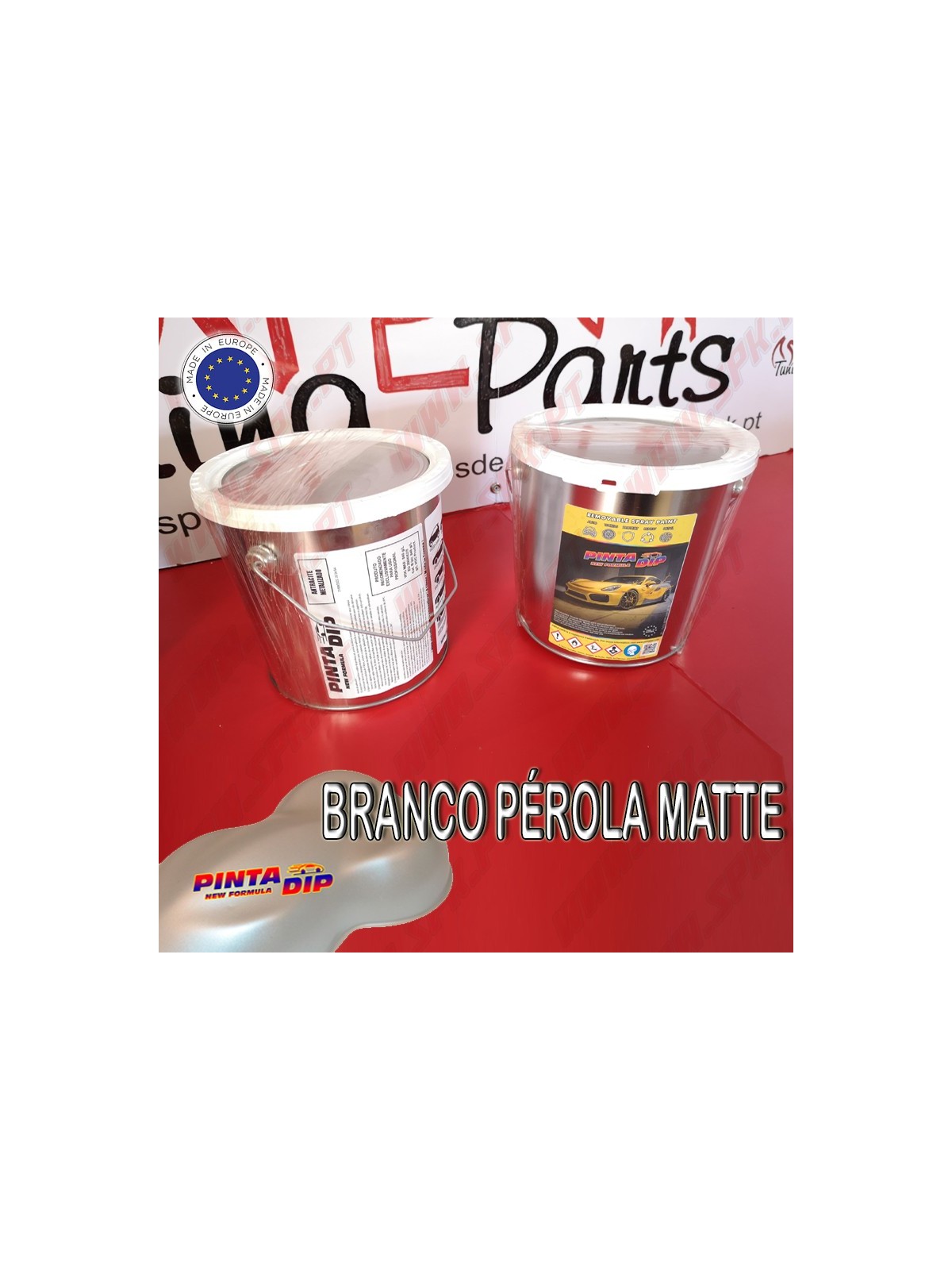 Lata de 4 Lts. Pinta Dip - Branco Pérola Matte