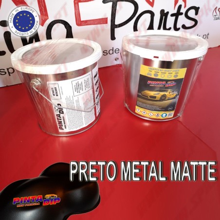 Lata de 4 Lts. Pinta Dip - Preto Metalizado Matte