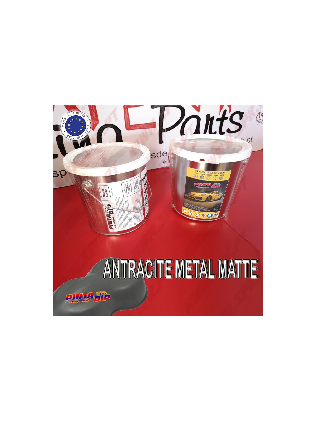 Lata de 4 Lts. Pinta Dip - Antracite Metalizado Matte