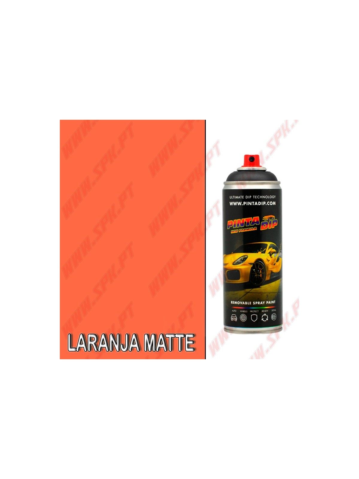 Spray 400ml Pinta Dip - Laranja Matte