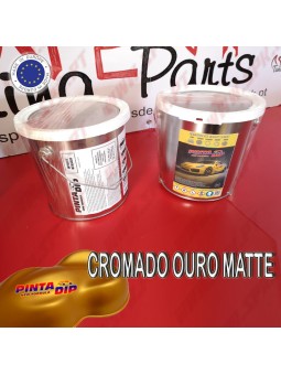 Lata de 4 Lts. Pinta Dip - Cromado Ouro Matte