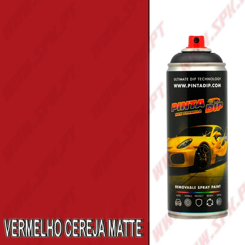 Spray 400ml Pinta Dip - Vermelho Cereja Matte Spray 400ml Pinta Dip - Vermelho Cereja Matte