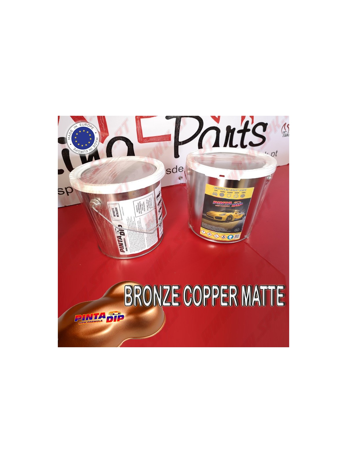 Lata de 4 Lts. Pinta Dip - Bronze Copper Matte