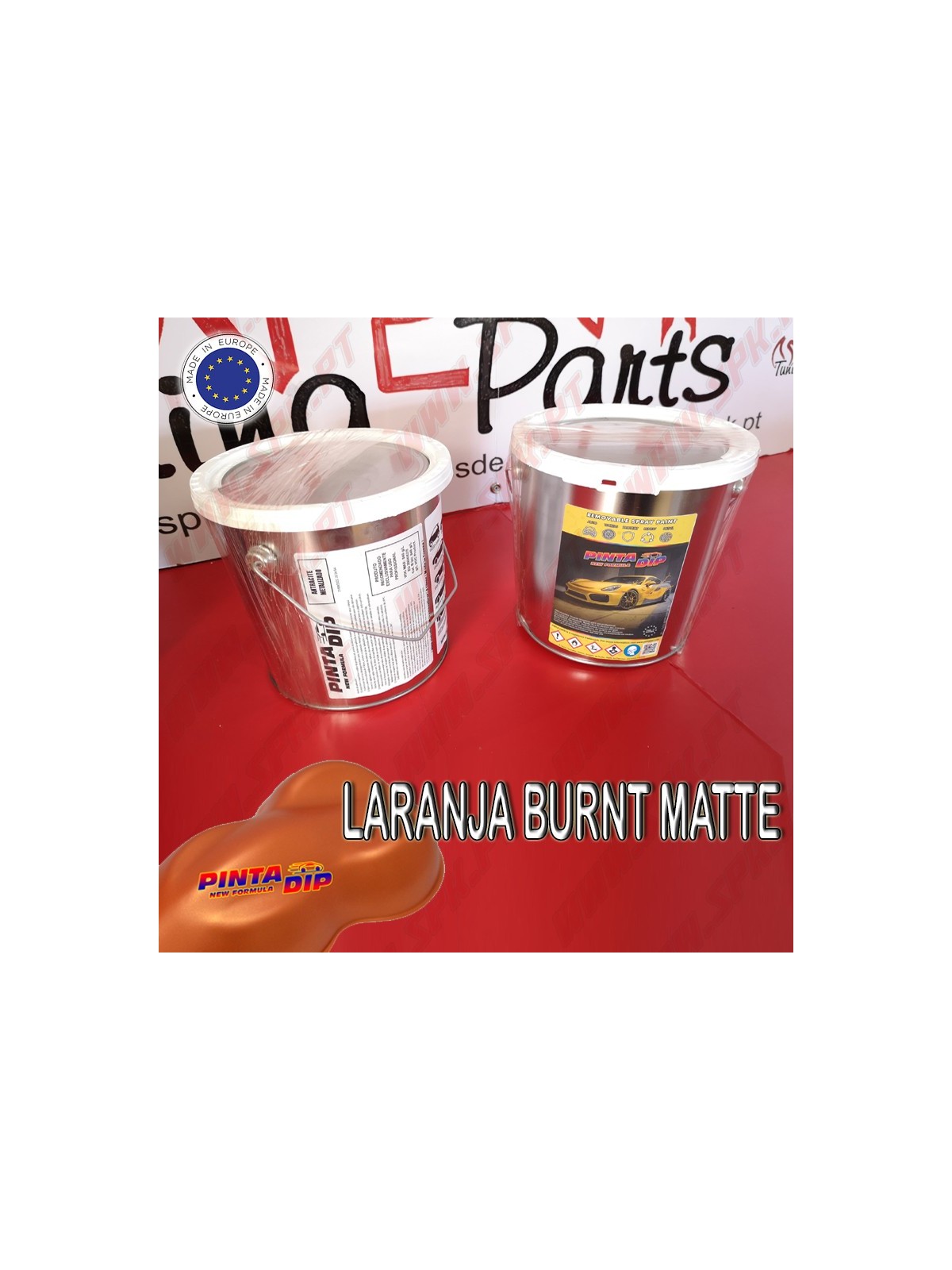 Lata de 4 Lts. Pinta Dip - Laranja Burnt Matte
