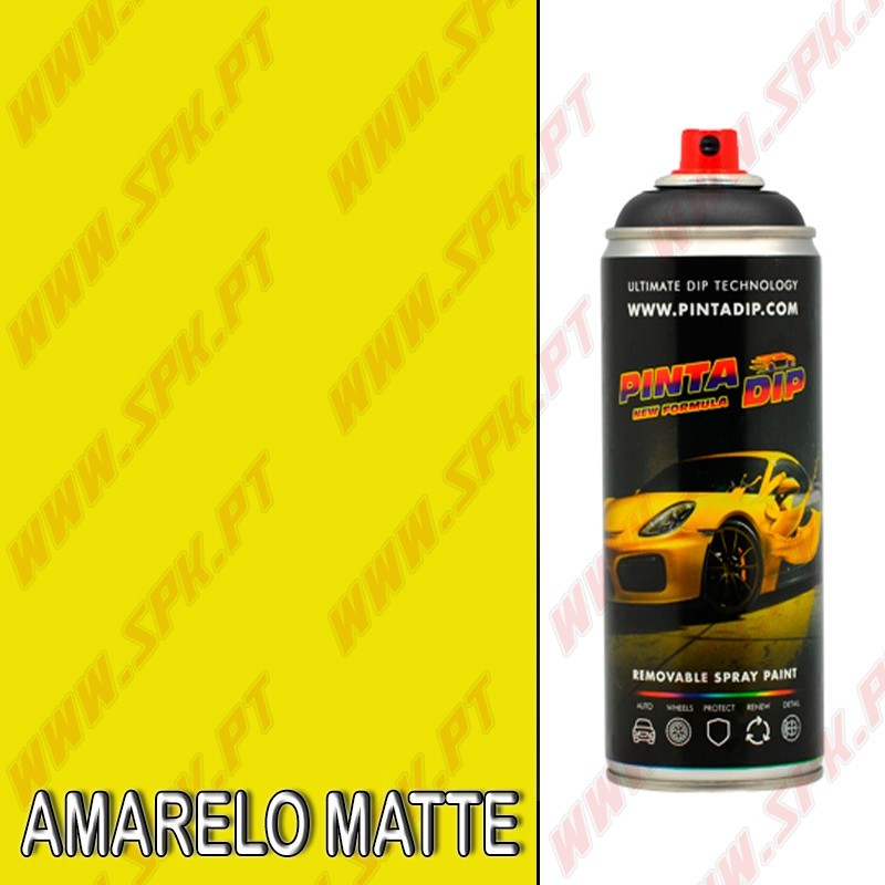Spray 400ml Pinta Dip - Amarelo Matte Spray 400ml Pinta Dip - Amarelo Matte