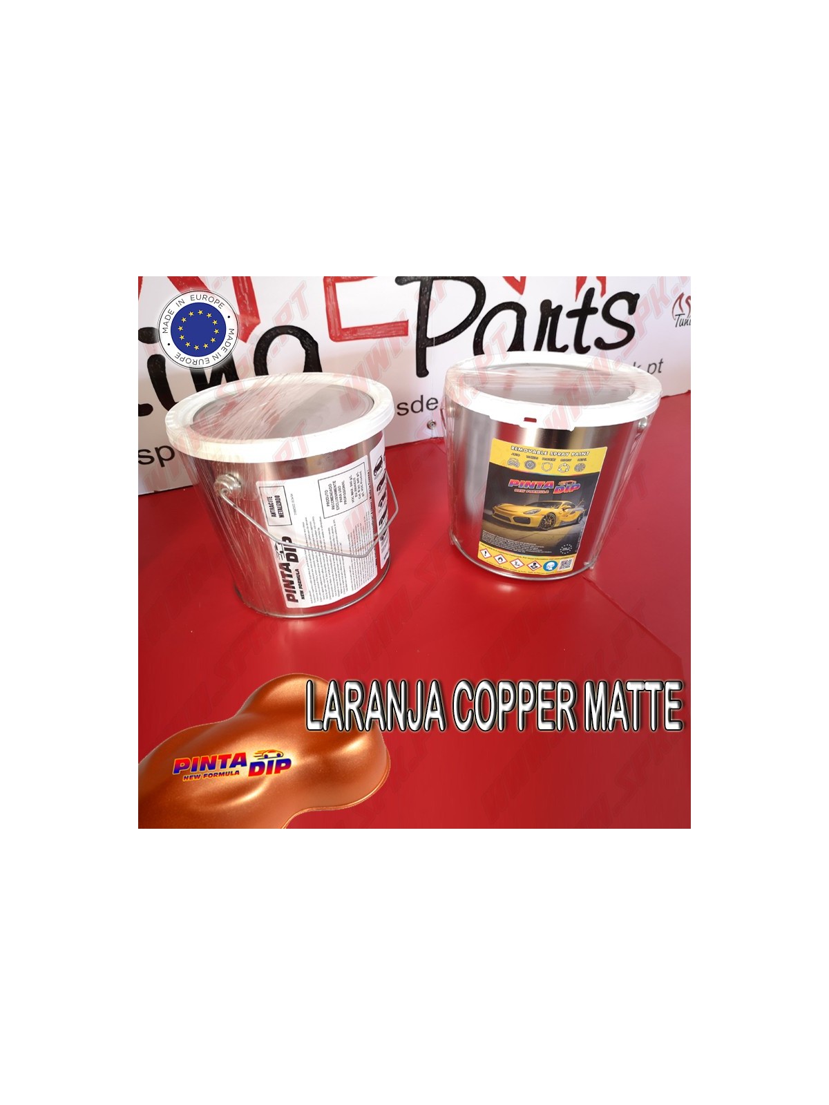 Lata de 4 Lts. Pinta Dip - Laranja Copper Matte