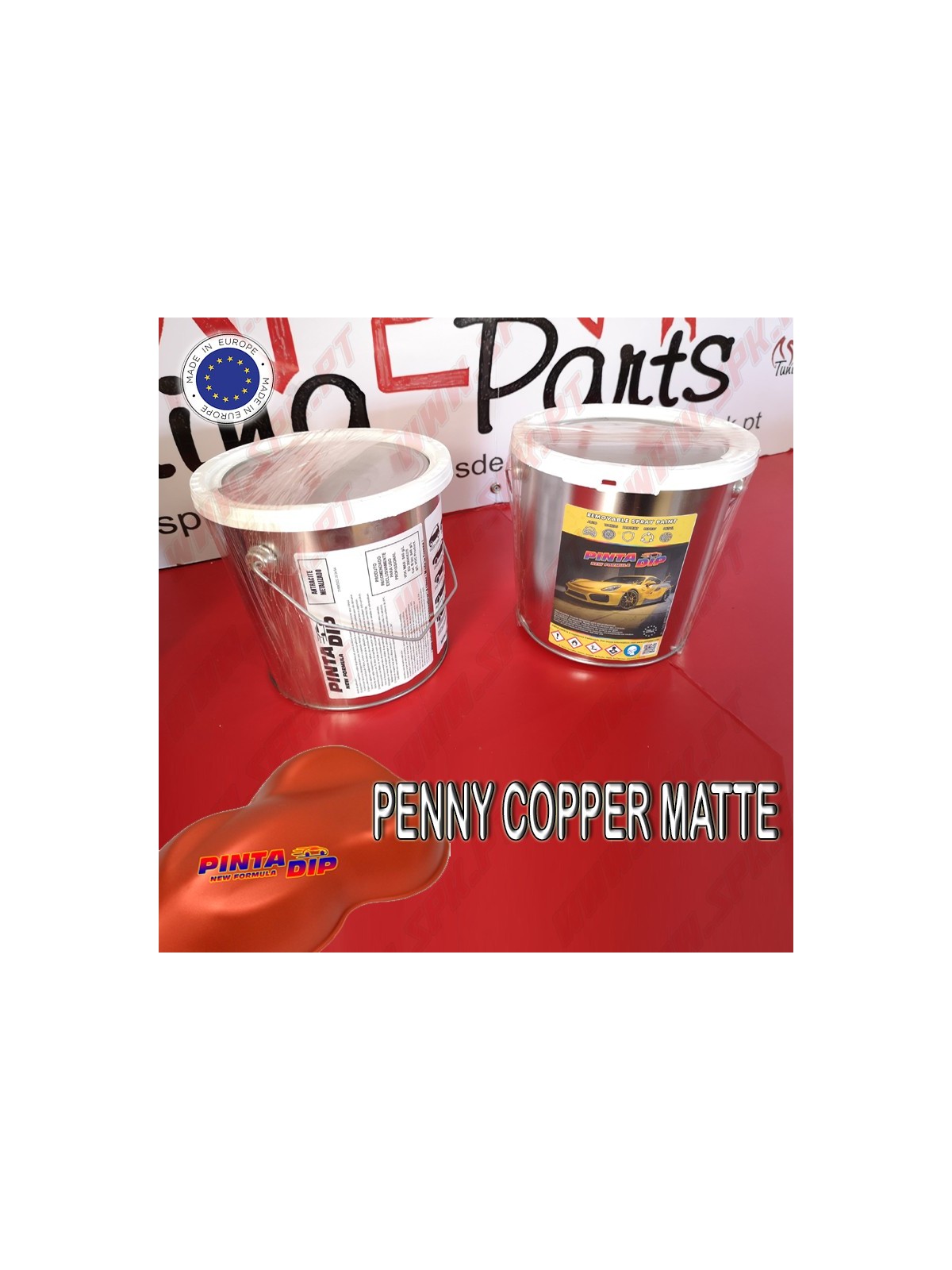 Lata de 4 Lts. Pinta Dip - Penny Copper Matte