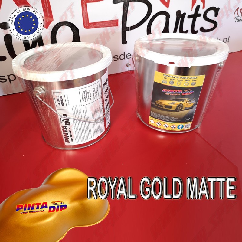 Lata de 4 Lts. Pinta Dip - Royal Gold Matte Lata de 4 Lts. Pinta Dip - Royal Gold Matte