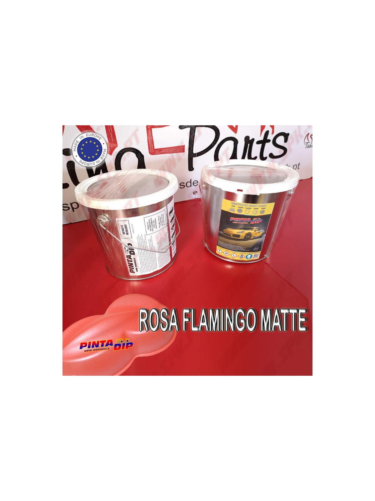 Lata de 4 Lts. Pinta Dip - Rosa Flamingo Matte Lata de 4 Lts. Pinta Dip - Rosa Flamingo Matte