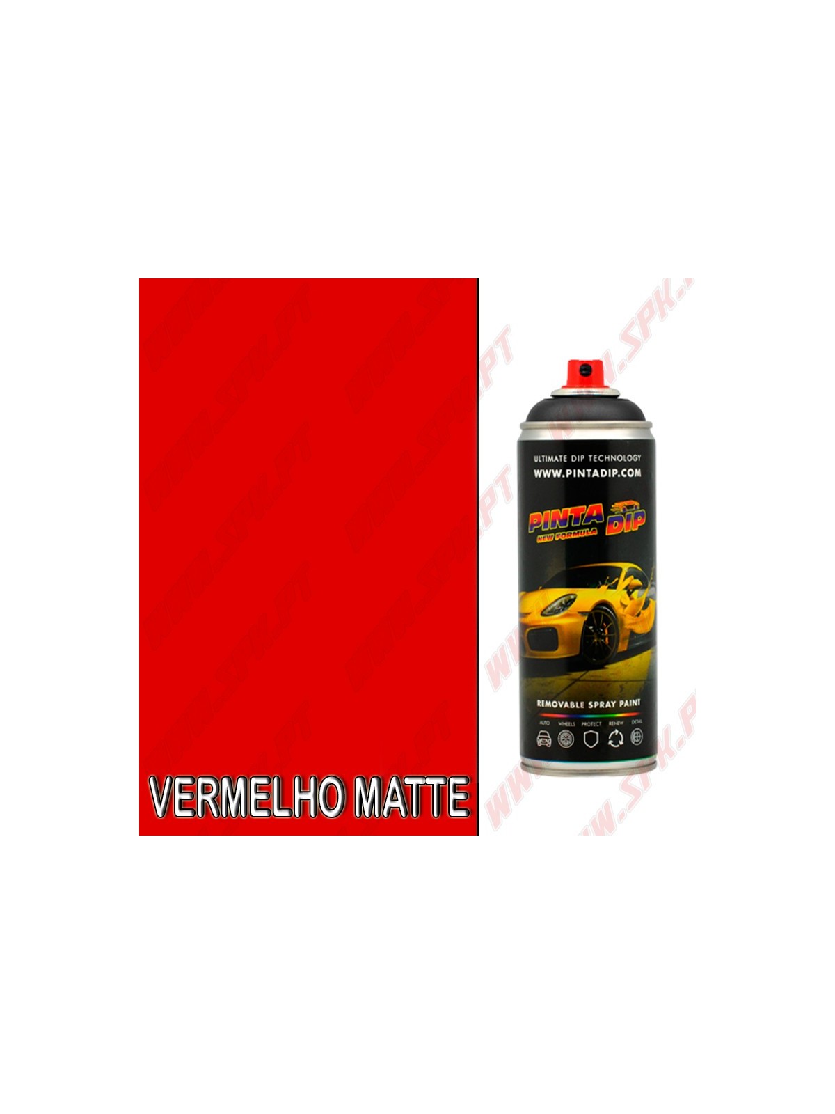 Spray 400ml Pinta Dip - Vermelho Matte