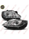 Faróis Look Daylight LED Chrome - Seat Ibiza 6J (2008-2012) Faróis Look Daylight LED Chrome - Seat Ibiza 6J (2008-2012)