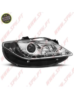 Faróis Look Daylight LED Chrome - Seat Ibiza 6J (2008-2012)