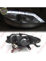 Faróis Look DRL LED Chrome - Seat Ibiza 6J (2008-2012) Faróis Look DRL LED Chrome - Seat Ibiza 6J (2008-2012)
