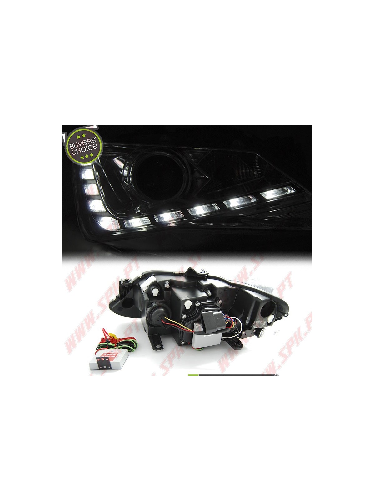 Faróis DRL LED Chrome - Seat Ibiza 6J (2012-2015) Faróis DRL LED Chrome - Seat Ibiza 6J (2012-2015)