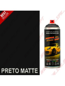 Spray 400ml Pinta Dip - Preto Matte