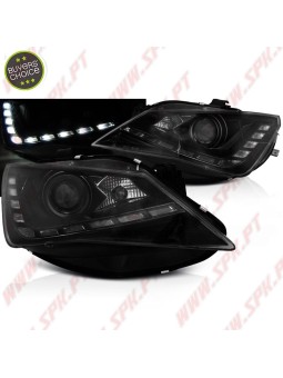 Faróis DRL LED Black - Seat Ibiza 6J (2012-2015)