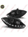 Faróis Look Daylight LED Black - Seat Leon 1P (2005-2009)
