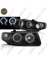 Faróis Angel Eyes CCFL Black - Seat Leon 1M (1999-2004) Faróis Angel Eyes CCFL Black - Seat Leon 1M (1999-2004)