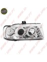 Faróis Angel Eyes Chrome - Seat Ibiza 6K / Cordoba / VW Polo Variant /  (1993-1999) Faróis Angel Eyes Chrome - Seat Ibiza 6K / Cordoba / VW Polo Variant /  (1993-1999)