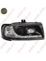 Faróis Look DRL LED Black - Seat Ibiza 6K / Cordoba / VW Polo Variant /  (1993-1999) Faróis Look DRL LED Black - Seat Ibiza 6K / Cordoba / VW Polo Variant /  (1993-1999)