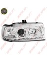 Faróis Look DRL LED Chrome - Seat Ibiza 6K / Cordoba / VW Polo Variant /  (1993-1999)
