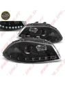 Faróis Look DRL LED Black - Seat Ibiza 6L / Cordoba (2002-2008) Faróis Look DRL LED Black - Seat Ibiza 6L / Cordoba (2002-2008)