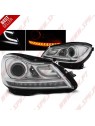 Faróis LED C/Pisca LED Chrome - Mercedes W204 (2011-2014) Faróis LED C/Pisca LED Chrome - Mercedes W204 (2011-2014)