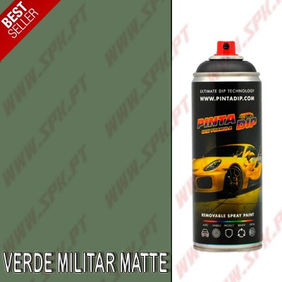 Spray 400ml Pinta Dip - Verde Militar Matte