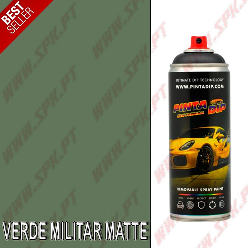Spray 400ml Pinta Dip - Verde Militar Matte