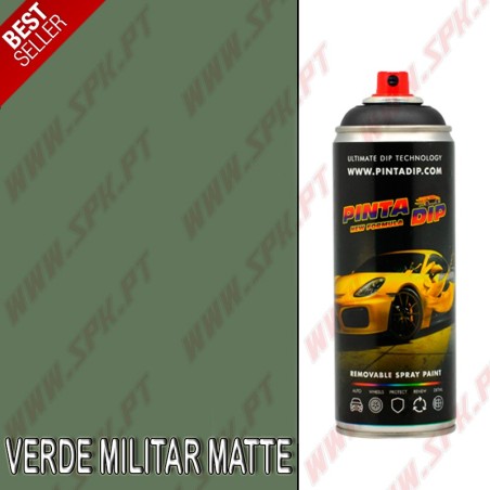 Spray 400ml Pinta Dip - Verde Militar Matte
