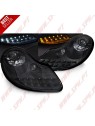 Faróis DRL C/Pisca LED Black Matte - Porsche Boxster 986 / 911 996 (1996-2004)