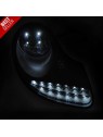 Faróis DRL C/Pisca LED Black Matte - Porsche Boxster 986 / 911 996 (1996-2004)