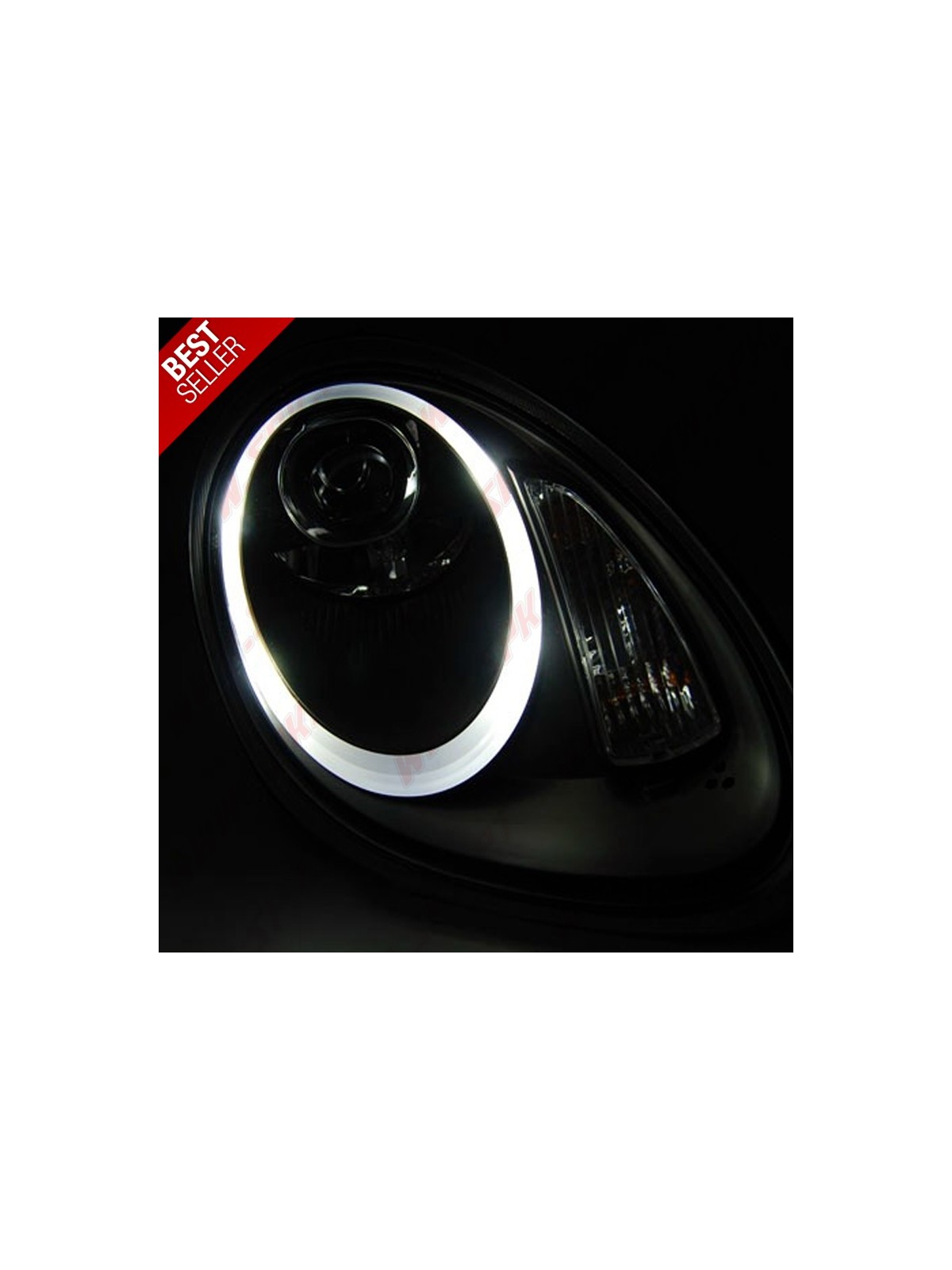 Faróis Xenon Tube Light Black - Porsche Boxster 987 / Cayman (2005-2008) Faróis Xenon Tube Light Black - Porsche Boxster 987 / Cayman (2005-2008)
