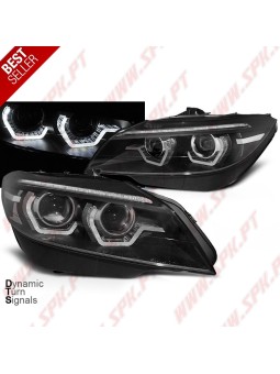 Faróis XENON Angel Eyes / Black - BMW Z4 E89 (2009-2013)