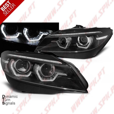 Faróis XENON Angel Eyes / Black - BMW Z4 E89 (2009-2013)