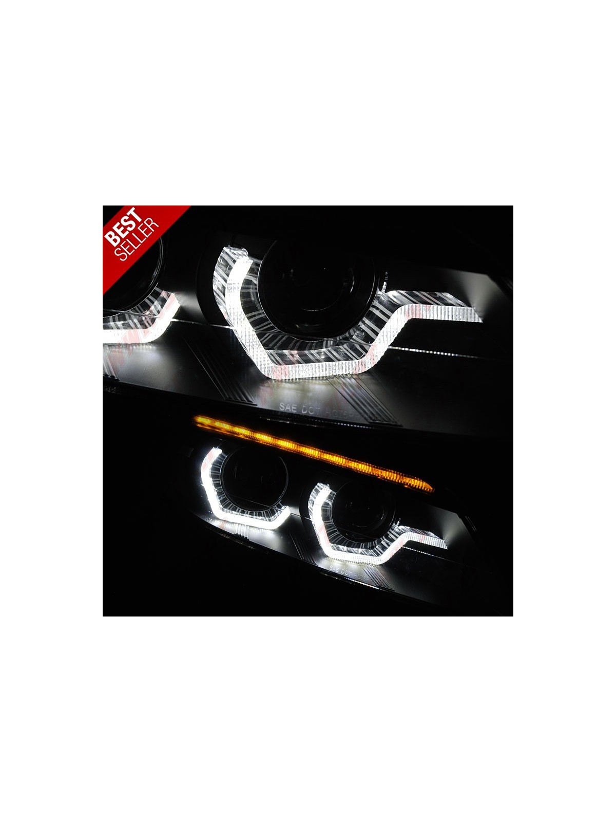 Faróis XENON Angel Eyes / Black - BMW Z4 E89 (2009-2013) Faróis XENON Angel Eyes / Black - BMW Z4 E89 (2009-2013)