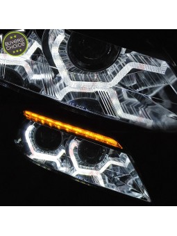 Faróis XENON Angel Eyes / Chrome - BMW Z4 E89 (2009-2013)