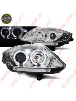 Faróis Angel Eyes / Chrome - BMW Z4 E85 / E86 (2002-2008)