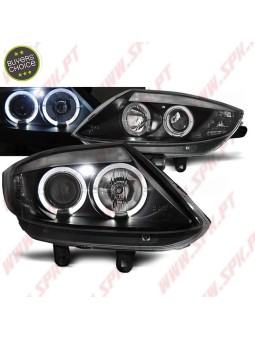 Faróis Angel Eyes / Black - BMW Z4 E85 / E86 (2002-2008)