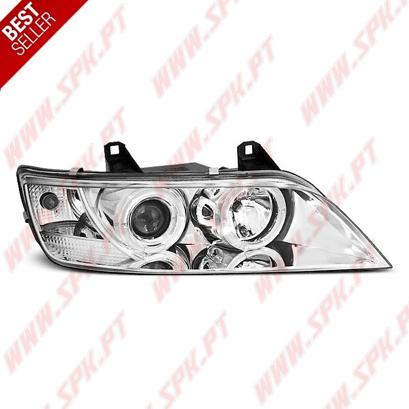 Faróis Angel Eyes / Chrome - BMW Z3 (1996-2002) Faróis Angel Eyes / Chrome - BMW Z3 (1996-2002)