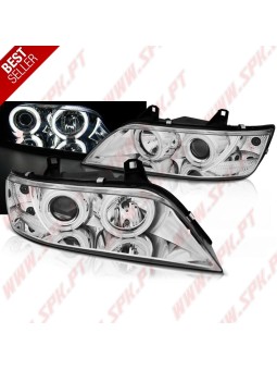 Faróis Angel Eyes CCFL / Chrome - BMW Z3 (1996-2002)