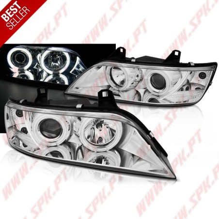 Faróis Angel Eyes CCFL / Chrome - BMW Z3 (1996-2002)